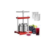 Prensa Manual de frutas de 2L, 3L, 6L, exprimidor Manual de acero inoxidable for el hogar, Extractor de jugo de verduras y sidra for cocina casera(2XL)