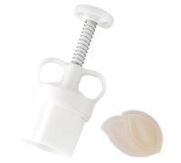 Prensa manual de hojas para galletas, herramienta para hornear, diseño de pasteles de frijoles verdes, con herramienta de patrón de hojas