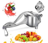 Prensa Manual de Jugo, Exprimidor Manual de Cítricos de Frutas de Aleación de Aluminio, Agarre Ergonómico, Fácil de Limpiar, Para Naranja, Lima, Pomelo y Granada