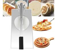 Prensa manual de pizza de acero inoxidable, tortilla y chapati para repostería casera, herramienta de cocina esencial