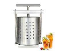 Prensa manual de vino | 2,5 L en espiral exprimidor de queso y verduras - para cocineros aficionados, chefs, , reuniones, preparación de comida, diariamente, cocinar, caravanas, hoteles,