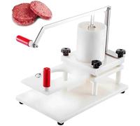 Prensa manual para hamburguesas,máquina comercial para formar hamburguesas,tolva grande de 1,5 kg,material de PE apto para alimentos,almohadillas antideslizantes,para hamburgueserías y restaurantes