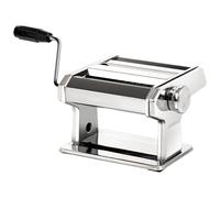 Prensa manual para pasta - Máquina de fideos de manivela de 25 cm, cortador ajustable de 9 grosores | Máquinas de fettuccine de espaguetis de acero inoxidable para uso doméstico y cocina, herramientas