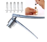 Prensa manual para viales, Arrugador manual del frasco espray de la botella perfume for los casquillos 13-20m m con dispensadores 5 x 10ml(Pw13)