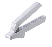 Prensa para ajos KitchenCraft, plástico, blanco, 16 x 4 cm
