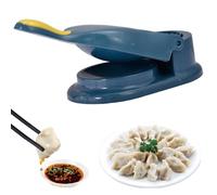 Prensa para de dumplings: molde para dumplings, herramienta para doblar, cortador manual de envoltura de sellado fácil | Dispositivo eficiente para formar pasta rellena con diseño de bordes