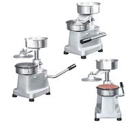 Prensa Para Hamburguesas De Aluminio y Acero Inoxidable, Diseño Profesional con Palanca y Papeles Antiadherentes, Prensa Para Hamburguesas, Burger Press, Plata, 10 cm, Incluye 500 Papeles