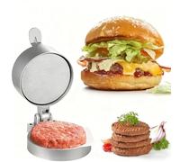 Prensa Para Hamburguesas, Molde Ajustable de Cocina Para Hamburguesas, Herramienta Manual Para el Hogar, Modelo de Resorte de Aleación de Aluminio, Pastel de Cangrejo/pastel de Pescado