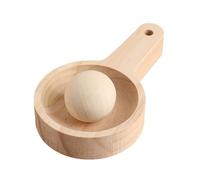 Prensa para para bollos: cortador circular de madera maciza y molde plegable para crear envoltorios consistentes de bola de y masas de postre, accesorio de preparación de cocina portátil