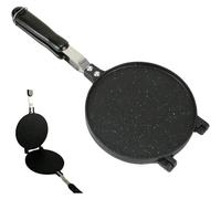 Prensa para tortillas de hierro fundido para estufa, ideal para masa de pizza, pan plano y tacos.