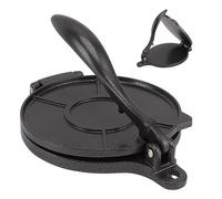 Prensa para tortillas, prensa manual de aleación de aluminio para hacer tortillas, sartén resistente para hacer pataconeras, pizzas, pasteles y hamburguesas mexicanas caseras (16