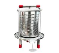 Prensa Para Uvas Trituradora Manual Antideslizante Acero Alimenticio 2,8 L | Extractor Queso, Miel Y Vino De Fruta para Interior Exterior Hogar Cocina Camping Mujeres Hombres Con base