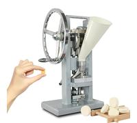 Prensa Perforadora De Galvanoplastia, Prensa Perforadora Manual De 12 Mm para Tabletas De Píldoras, 0-2000 Piezas/Hora, Máquina Prensadora De Tabletas De Píldoras De Azúcar Dulce, 0-6 Mm De Espesor