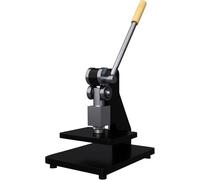 Prensa plana manual de 1 tonelada para troquelado, perforación, extrusión, moldeo y otros trabajos de prensado de cuero,