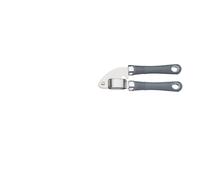 Prensa profesional para ajos kitchencraft con asas de agarre suave, 18
