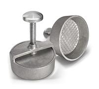 Prensa profesional para hamburguesas, 125 mm de diámetro, aluminio, expulsor antiadherente para hamburguesas, prensa de aluminio fundido para hamburguesas perfectas | Pattie Maker Patty Former