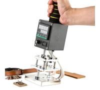 Prensa Térmica Digital De 500 W Para Cuero, Máquina De Hendido De Cuero Con Placa Calefactora De Doble Capa, Rango De Temperatura: 50~380 °c, 3 Especificaciones, Para Estampado Y Grabado 10×13cm