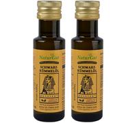 Prensado en frío, aceite comino negro puro Nigella sativa de Egipto 2x100ml pures Aceite de comino negro
