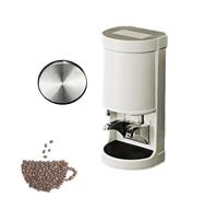 Prensador Automático for Café de 58 mm, Compactador Eléctrico | Con Nivelación Automática, Presión Regulable de 5 a 30 kg, Pantalla Táctil LCD, for Hogar y Cafeterías(White,Threaded)