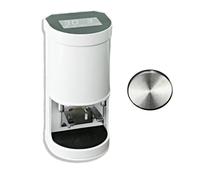 Prensador Automático Integrado, Máquina Automática for Prensar Café | 58 mm, 1-3 Prensados, Pantalla Táctil LCD Digital, for Café Molido y en Grano(White,Threaded)