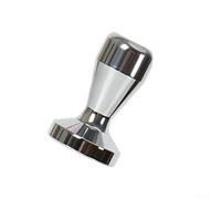 Prensador calibrado de acero inoxidable 304 con mango ergonómico y base plana pulida con espejo para suelos uniformes en portafiltro de 53 mm o 58 mm, compatible con accesorios de cafetera (53 mm)