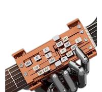 Prensador de acordes de guitarra, ayuda de aprendizaje de cambio de acordes de un solo toque para principiantes, herramienta de entrenamiento para aliviar el dolor de dedos para una práctica suave y