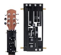 Prensador de acordes de guitarra de 6.1 pulgadas ABS | Entrenador de acordes de guitarra | Ayuda de aprendizaje de acordes | Ayuda de práctica | Entrenador automático para principiantes, jugadores y
