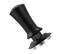 Prensador de café - Prensador para café en polvo de profundidad ajustable 9,9 x 5,3 x 5,3 cm | Base con calibrada de 53 mm, acero inoxidable, preparación de cerveza, cocina doméstica, neg