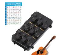 Prensador de guitarra, gadgets de aprendizaje portátiles, ayudante de acordes de guitarra, para adultos, niños, jugadores, hogar, escuela, estudio, viajes, ensayo