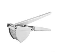 Prensador de patatas de acero inoxidable con mango extendido antideslizante para un control fiable durante las tareas de puré y prensado