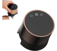 Prensador eléctrico de café con pantalla táctil LCD, profundidad de prensado ajustable para portafiltro de 58 mm, herramienta barista de alta eficiencia