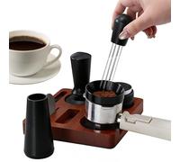 Prensador para café - 7 piezas herramienta antideslizante universal para la distribución y la prensa, dosificador y embudo para café, para la casa, el estudio, el bar, el mostrador, la tienda