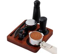 Prensador para café | 7 piezas herramienta antideslizante universal para la distribución y la prensa, juego de prensa para café | Apto para uso en casa, cocina, bar, mostrador, tienda,