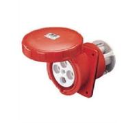 PRENSADORA DE INSTALACIÓN PARA EXTERIOR 3P+N+E 32A 400V ROJO COLOR GW62243H
