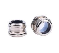 Prensaestopas 1 prensaestopas de metal latón IP68 PG7 PG9 PG11 PG13.5 PG21 PG25 PG29, conector impermeable, recto(PG7)