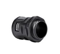 Prensaestopas 10 piezas de unión de tubería de nailon AD10-AD54.5, accesorio de tubo flexible M20x1.5, abrazadera de conducto de fuelle corrugado de plástico, prensaestopas PG21 M12(AD13-M20 10PCS)