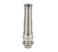 Prensaestopas Conector De Cable Flexible Metal, Resistente Al Agua, Con Resorte Níquel Y Latón Chapado, M12 PG7(Brass nickel plated*M25 x 1.5 (applicable wire diameter 12-16mm))