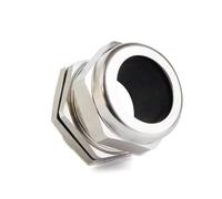 Prensaestopas de acero inoxidable 304, cable metálico impermeable, M8, M10, M12, M16, M20, M22, M30, prensaestopas con rosca, fijación, junta sellado(PG13.5 fit6-12mm)