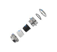 Prensaestopas de acero inoxidable 304 impermeables IP68 PG7 PG9 M12 M16 Junta metálica PG13.5 M20*1. Ajuste cable 2-22 mm(3PCS-PG7)