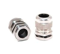 Prensaestopas de acero inoxidable 316, prensaestopas metal impermeables, M8, M10, M12, M16, M20, M22 y M30, con rosca for sujetar cables fijar(M16-SS316-4pcs)