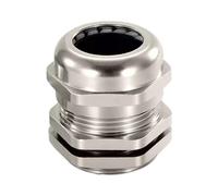 Prensaestopas MetáLicos Prensaestopas de latón niquelado for cable metálico, resistente al agua, acero inoxidable 304, sellado y a prueba explosiones, 1 unidad(M24(10-14) 1pcs)