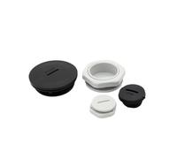 Prensaestopas roscadas macho, 10 unidades, rosca métrica macho, anillo de sellado de plástico, tapa redonda, tapón de rosca M12, M16, M20, tuerca ciega de nailon