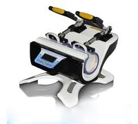 Prensas de calor, St-510 5 en 1 Combo Double Station Taza Máquina de prensa Máquina de impresión Máquina de impresión Impresora de sublimación for 6oz / 9oz / 11oz / 12oz / 17oz Copa