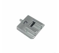Prensatelas con cremallera de metal, vástago bajo, guía de borde de 1/4