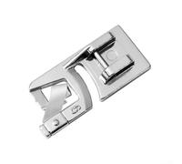 Prensatelas de acero para dobladillo, 3 mm, 4 mm, 6 mm, juego de prensatelas domésticas para janome, pie de dobladillo, guía precisa de cantos, tejidos finos (3 mm)