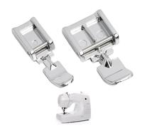 Prensatelas de Cremallera para Máquinas De Coser, 2 Piezas Prensatelas de Overlock Sobrehilado Universal, Accesorios Oculta para Máquinas de Coser Alfa, Singer, Brother, Babylock