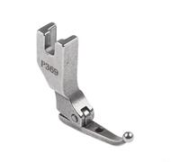 Prensatelas de cuentas de boda para máquinas de coser caseras, accesorio de lentejuelas de perlas de metal para telas delicadas, herramienta de aplicación segura de elementos decorativos (boca corta)