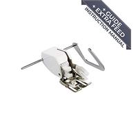 Prensatelas de Doble Arrastre Walking Foot para Máquinas de Coser Alfa, Singer, Brother, Toyota, Silvercrest y más (Caña Baja) (con guía)