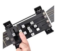 Prensatelas de guitarra - Prensatelas de guitarra | Práctica de guitarra | Artefacto de acorde de guitarra, herramientas de aprendizaje de guitarra, entrenador de guitarra portátil para practicar