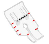 Prensatelas de plástico transparente 1/4" for patchwork y acolchado, 1/2/3/5/10 piezas, for máquinas coser Singer Brother caña baja, accesorios encaje a presión(2 PCS)